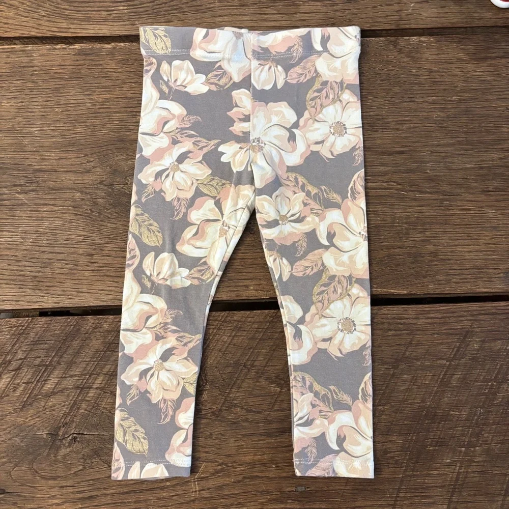 NWOT‎ Tahari Girls 2-Piece Dress with Leggings Set